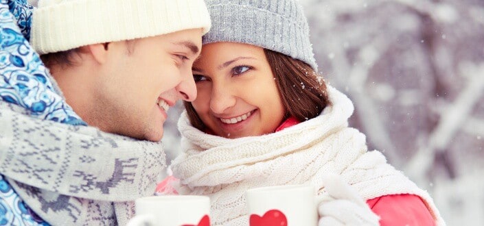 couple looking at each other