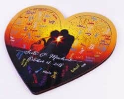 Personalized Heart-Shaped Jigsaw Puzzle