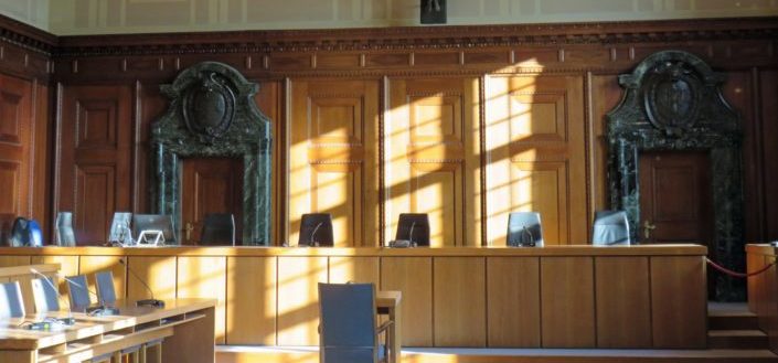 An empty justice hall. - corny jokes