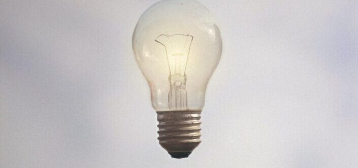 A lightbulb
