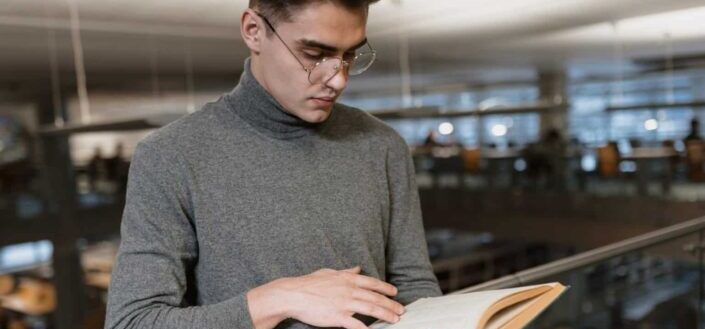 Man Reading a Book