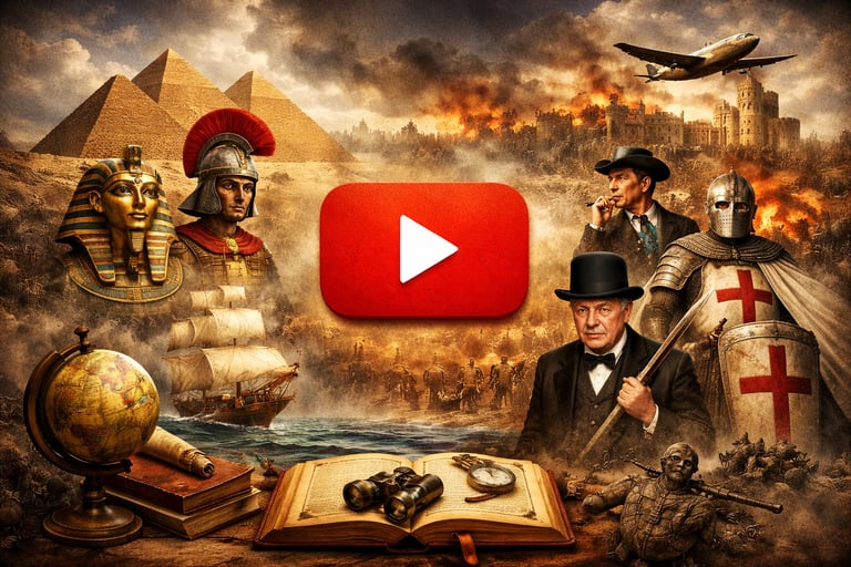 Top 5 YouTube Channels for History Nerds 