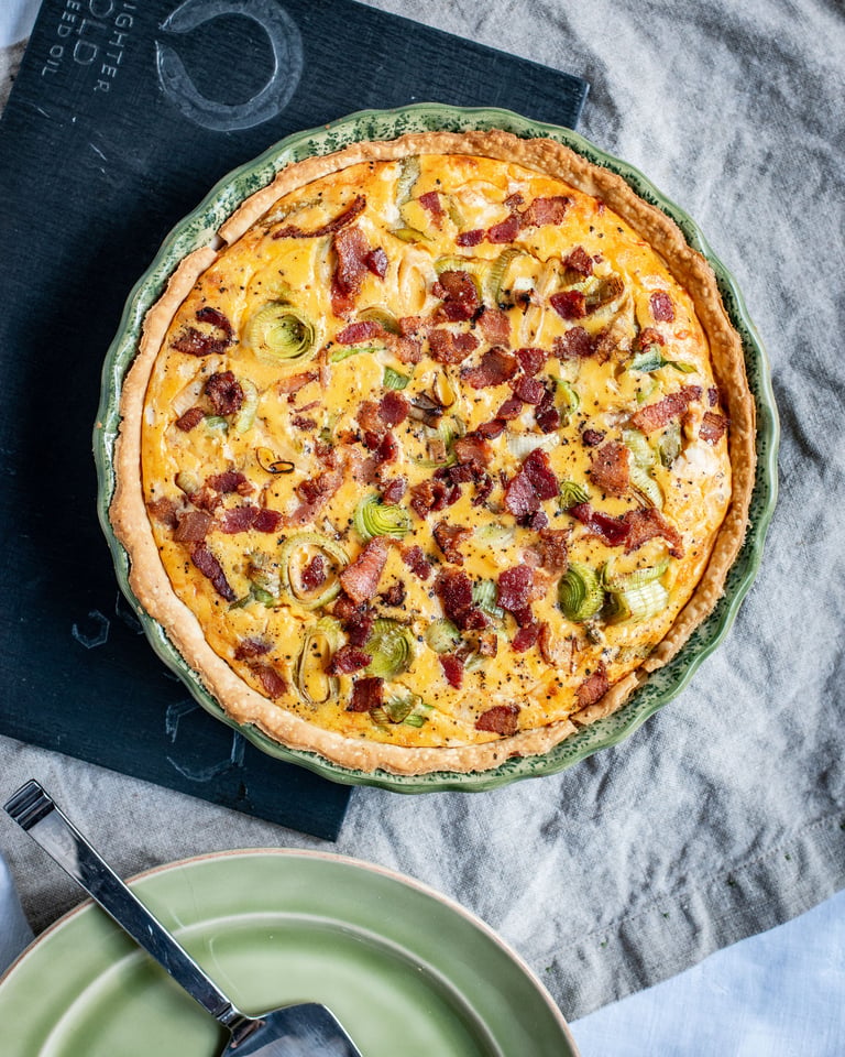 Date Night Dinner Recipe: Crumbled Corn Beef & Sweet Potato Tart