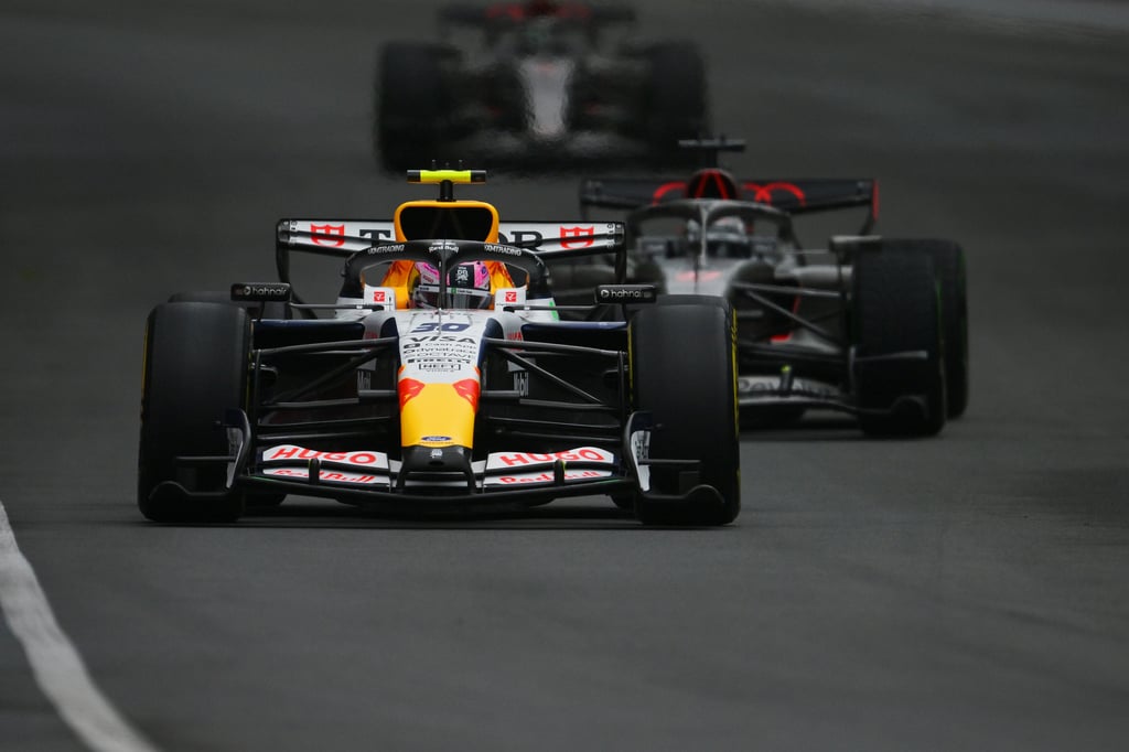 MONTREAL, QUEBEC - MAY 24: Liam Lawson of New Zealand driving the (30) Visa Cash App Racing Bulls VCARB 03 RB Ford on track during the F1 Grand Prix of Canada at Circuit Gilles-Villeneuve on May 24, 2026 in Montreal, Quebec.