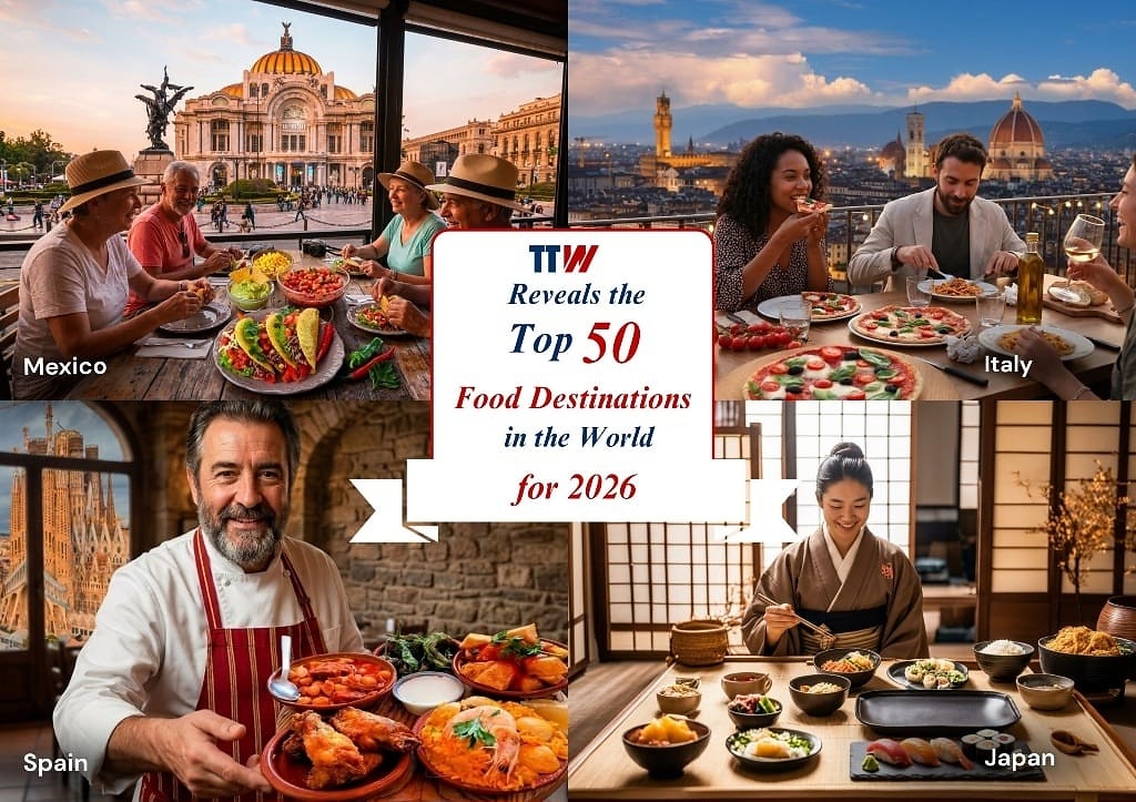 TTW top food destinations 2026 admat