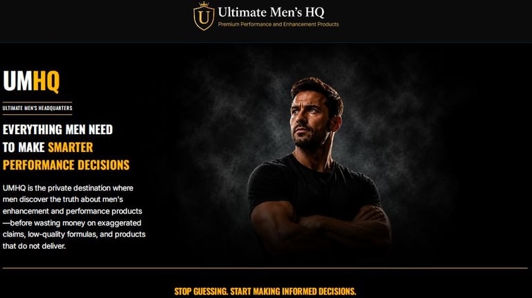 Ultimate Men’s HQ Launches to Help Men Make Smarter Performance Decisions