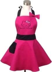 Hello Kitty Pink Retro Kitchen Aprons