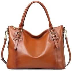 Leather Tote Shoulder Bag