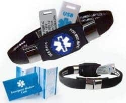 101 Birthday Gifts for Girlfriend - ELITE PLUS USB medical ID bracelet