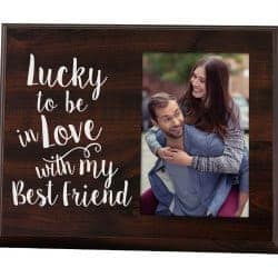 42. Lucky to be in Love Picture Frame