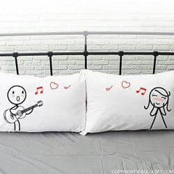 45. Couples Pillowcases