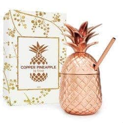 59. Solid Copper Pineapple Tumbler