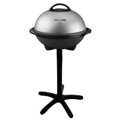 best grills - George Foreman 15-Serving Indoor_Outdoor Electric Grill, Silver, GGR50B