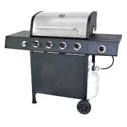 best grills - RevoAce 4-Burner LP Gas Grill with Side Burner