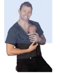 gifts for new dads - DadWare Original Bondaroo Skin to Skin Kangaroo Care Bonding T-Shirt