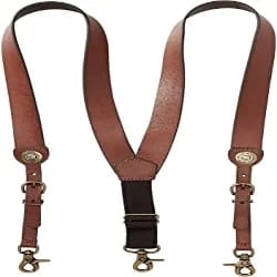 Best Groomsmen Gift Ideas - Men's Shot Shell Leather Suspender