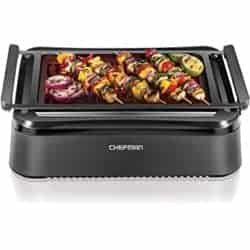 Best Grills - Chefman Electric Smokeless Indoor Grill with Infrared Instant Heating Technology