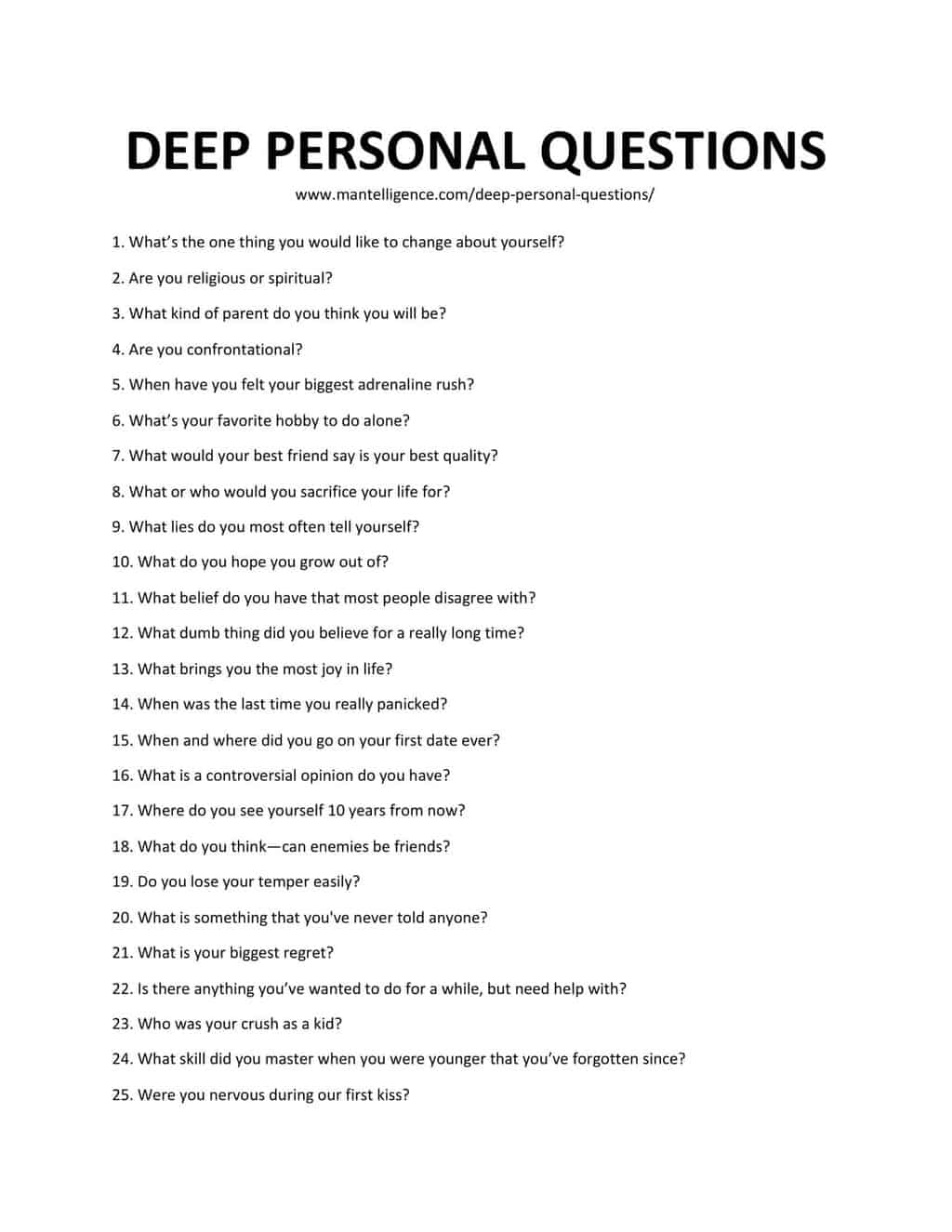 56 Best Deep Personal Questions Spark Deep Conversations 