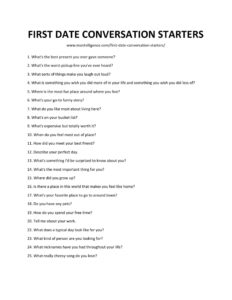 75 First Date Conversation Starters: Ease Into A Fun Talk With A Girl