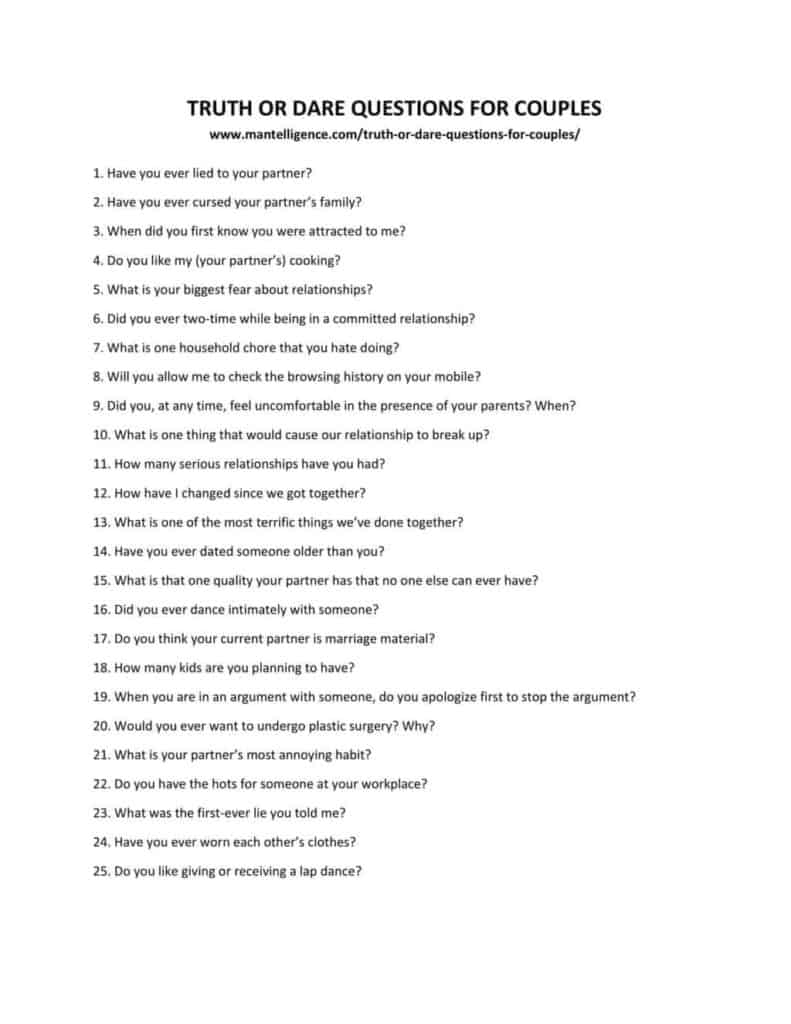 list of truth or dare questions for adults