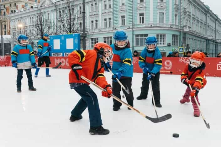 The first hockey pucks used in early outdoor hockey games were made of what? Frozen cow dung.jpg