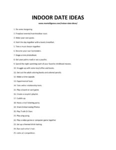 60+ Best Indoor Date Ideas [2023]