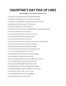 valentines day pick up lines dirty