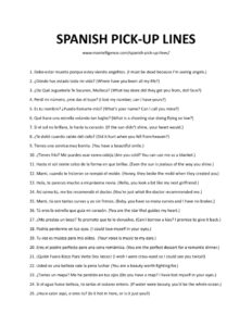 31+ Spanish Pick-up Lines to Win Their Corazón