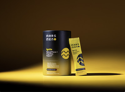 Mars Men Launches Ignite, a New Focus and Cognition Drink Mix